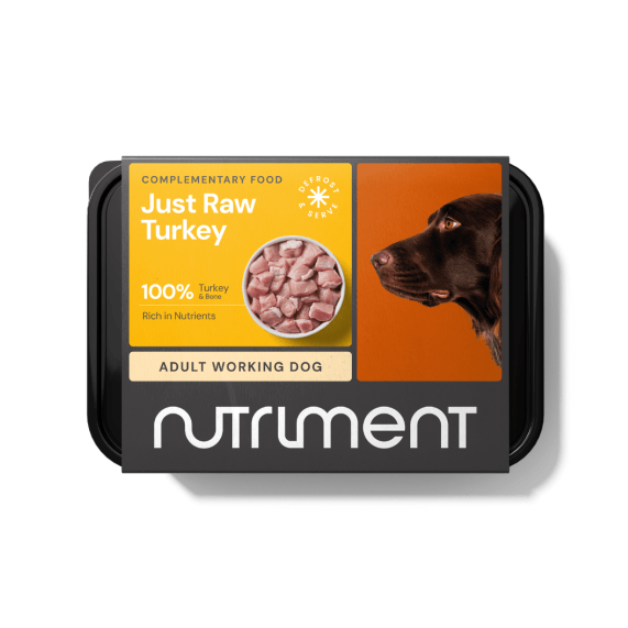 Nutriment Just Raw Chicken Adult Working Dog Food - 500G