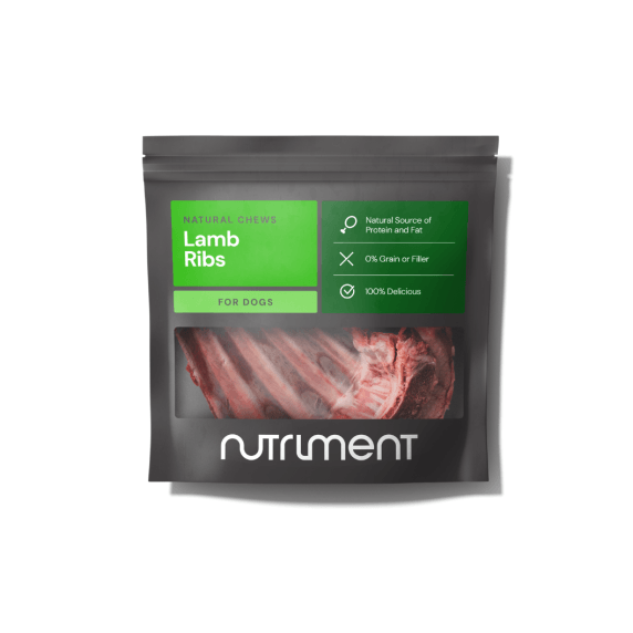 Nutriment Lamb Ribs Raw Dog Food - 150G