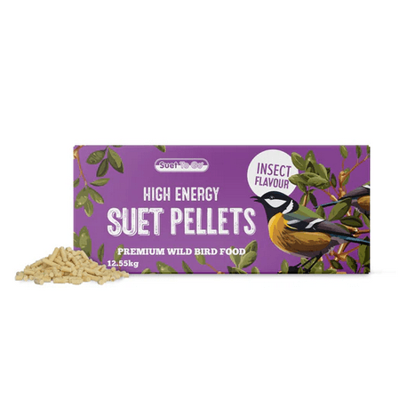 Unipet International Suet To Go High Energy Insect Pellets For Birds - 12.55Kg