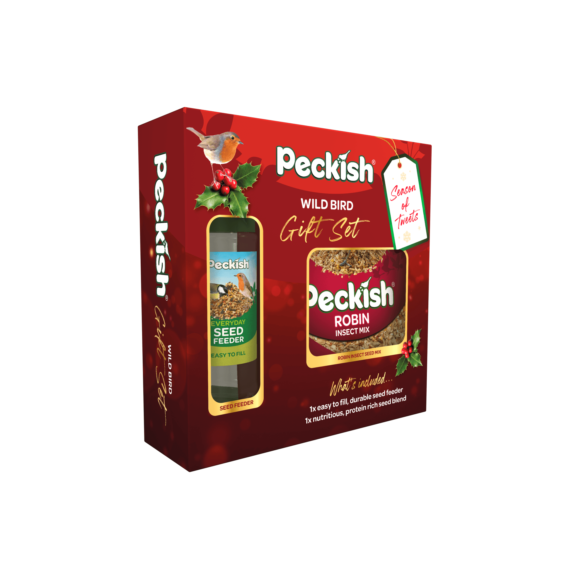 Peckish Season Of Tweets Wild Bird Gift Set - Single