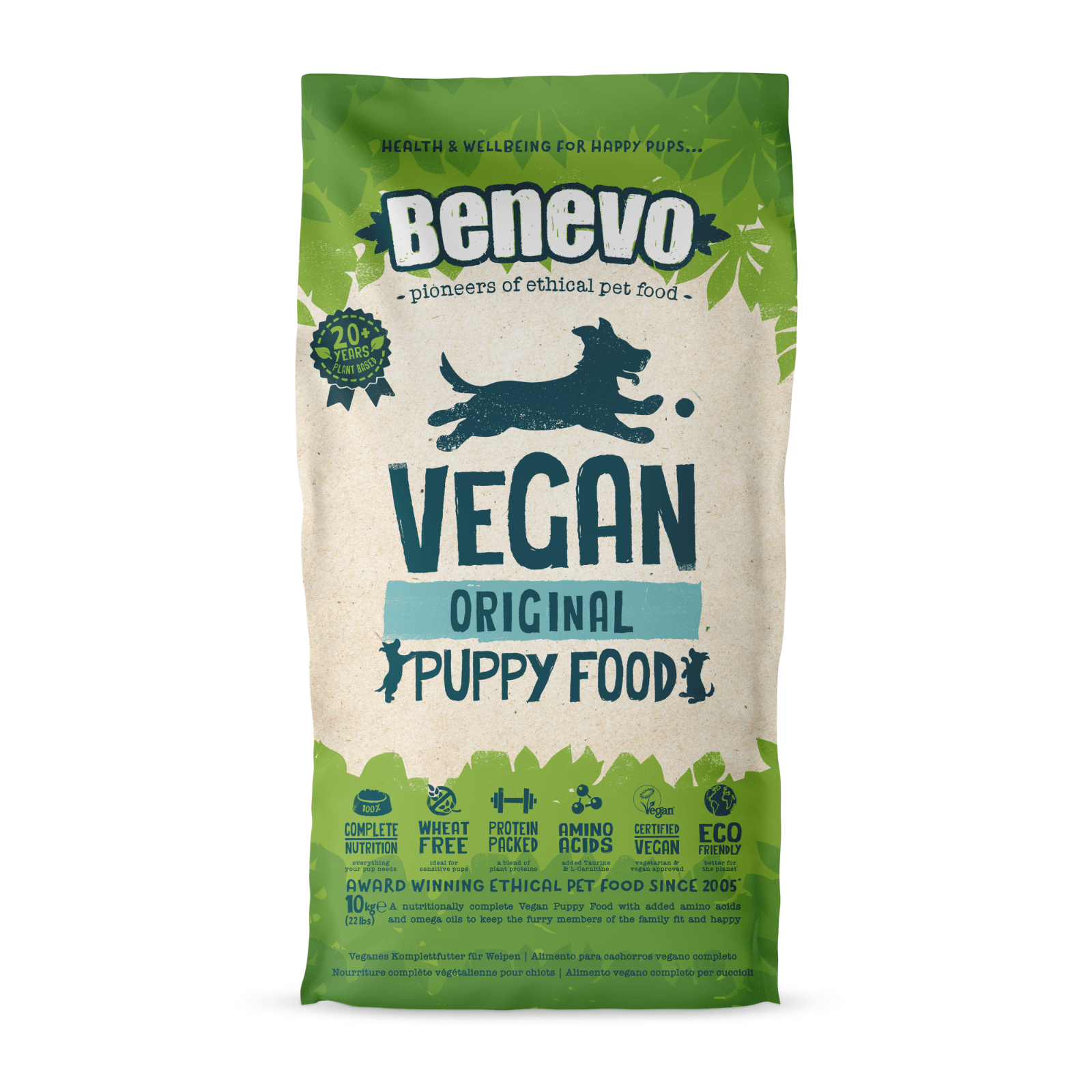 Benevo Original Complete Vegan Puppy Food - 10Kg