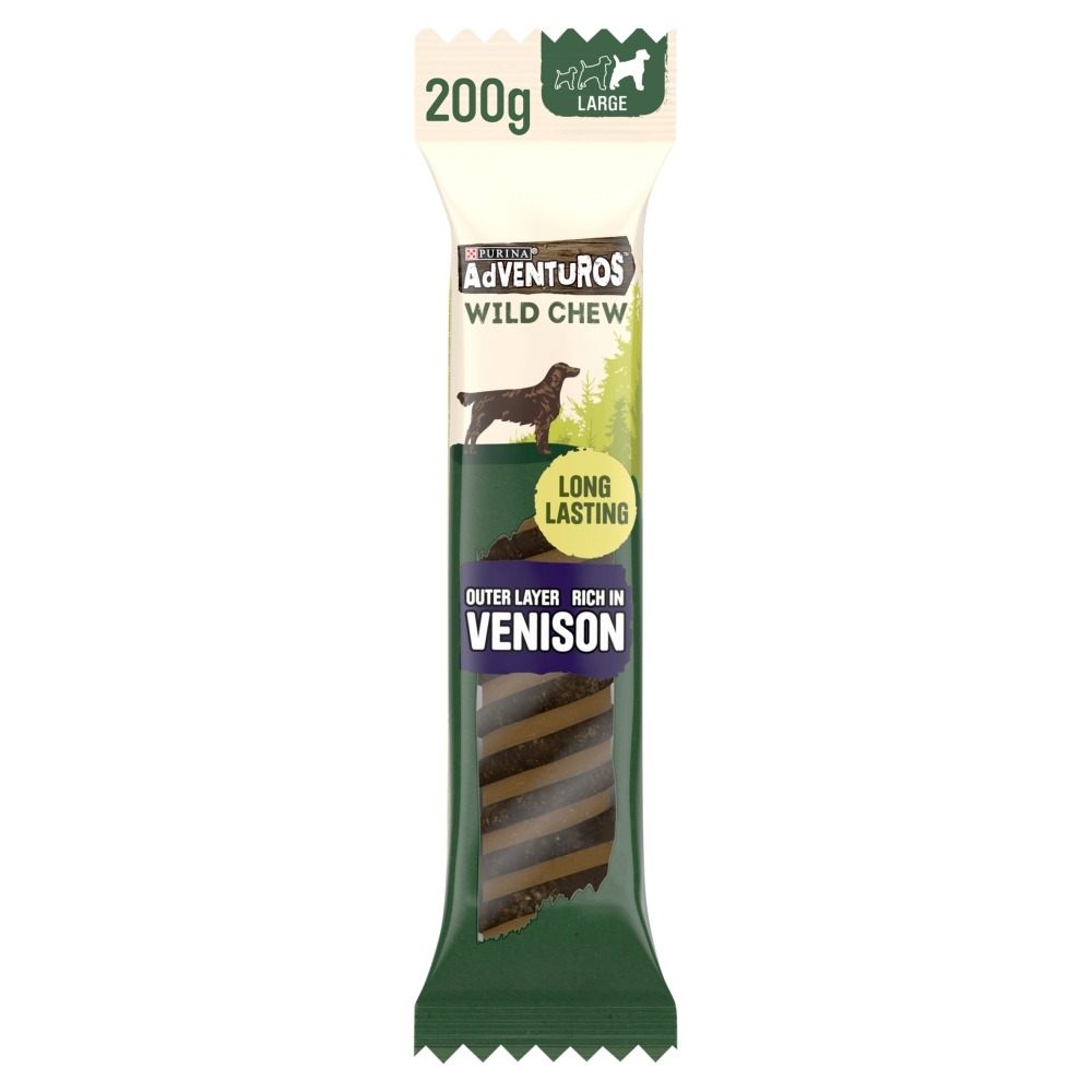 Adventuros Wild Chew Venison Dog Treats - 200G