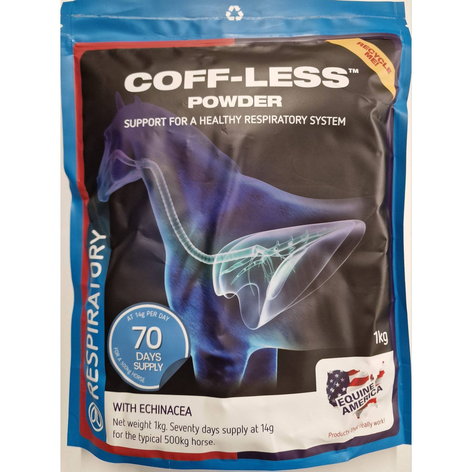 Equine America Coff-Less Powder For Horses - Pouch 1Kg
