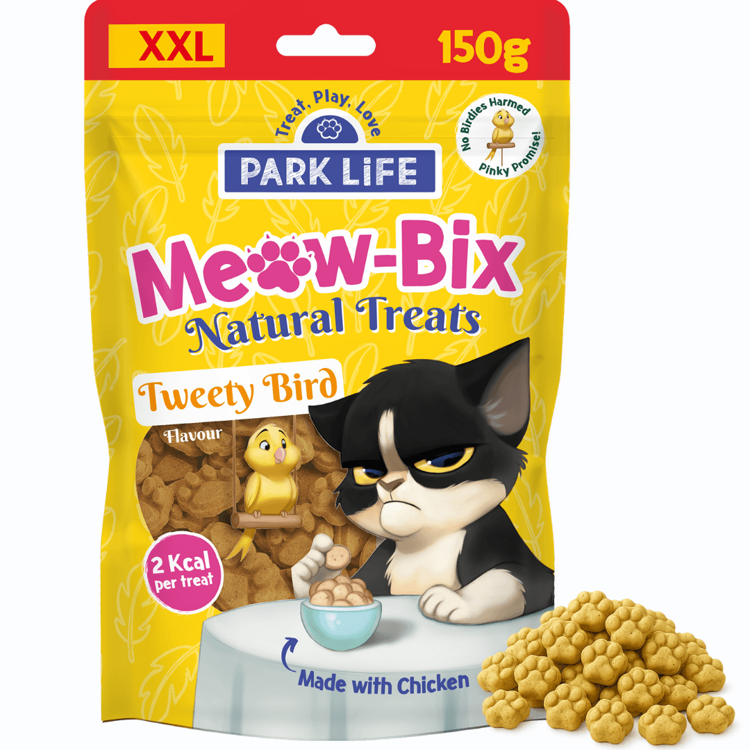 Park Life Meow-Bix Tweety Bird Flavour Cat Treats - 150G