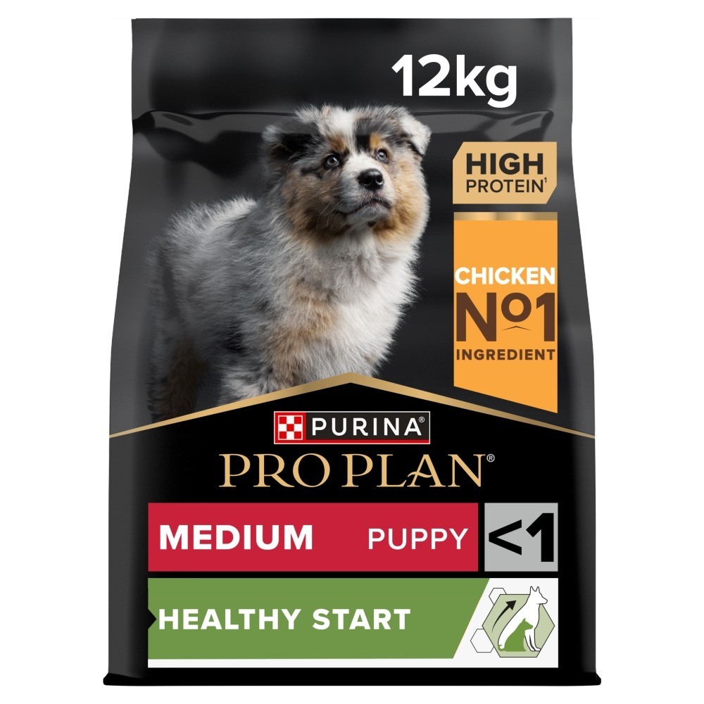 Pro Plan Puppy Healthy Start Chicken Dry Dog Food - 12Kg Medium