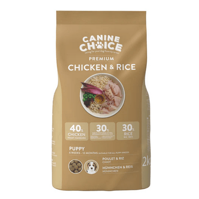 Canine Choice Premium Chicken And Rice Puppy Dry Food - Salmon 2Kg