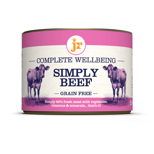 Jr Pet Products Jr Pet Complete Wellbeing Simply Beef Wet Dog Food - Grain 200G