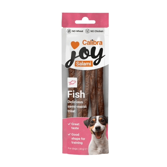 Calibra Joy Salami Fish Dog Treats - 30G