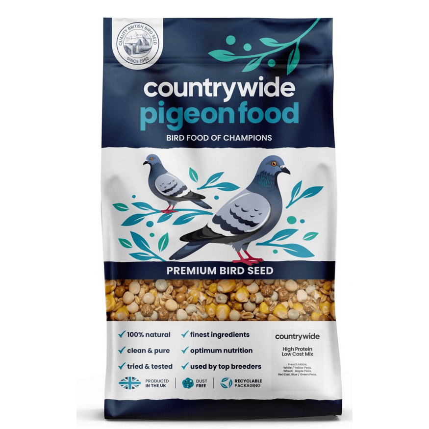 Countrywide High Protein Low Cost Bird Food Pigeon Food - White/Yellow/Red 20Kg