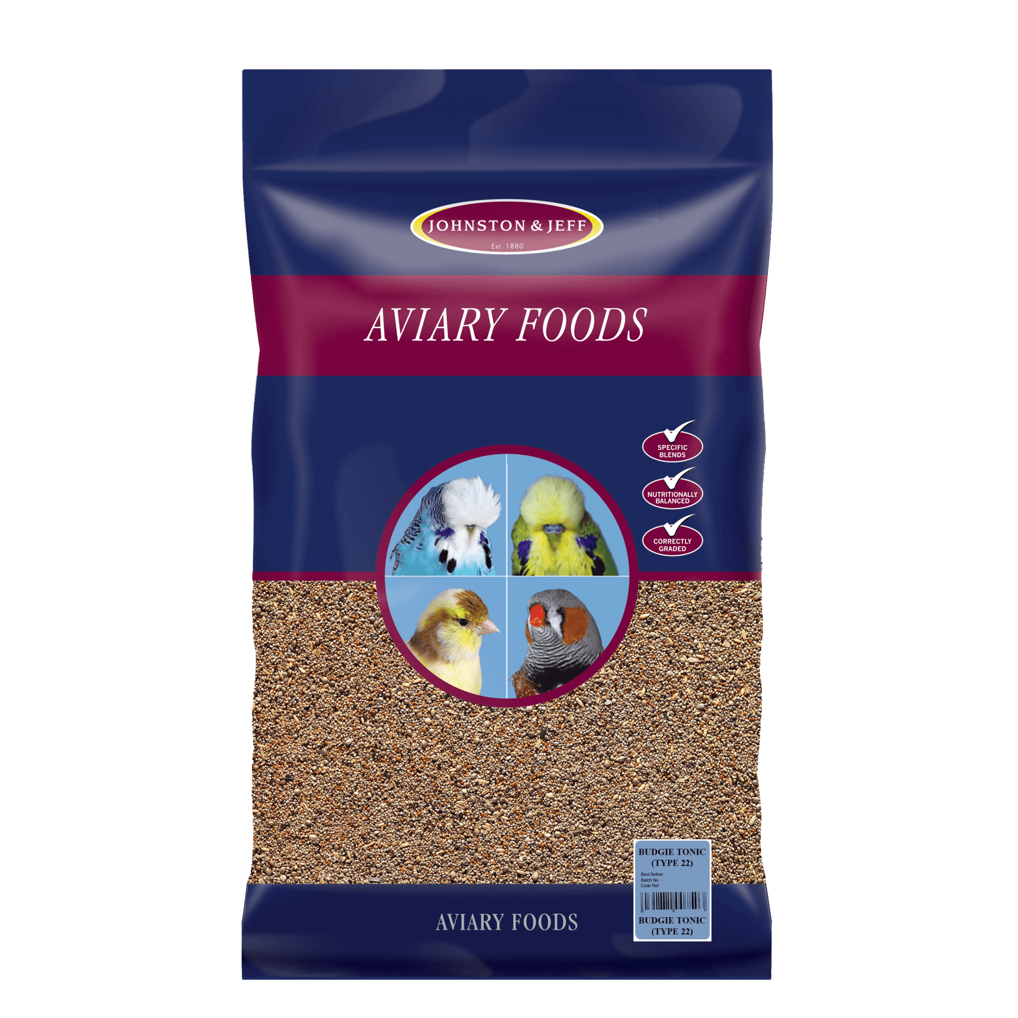 Johnston And Jeff Aviary Mix Bird Food - 12.75Kg