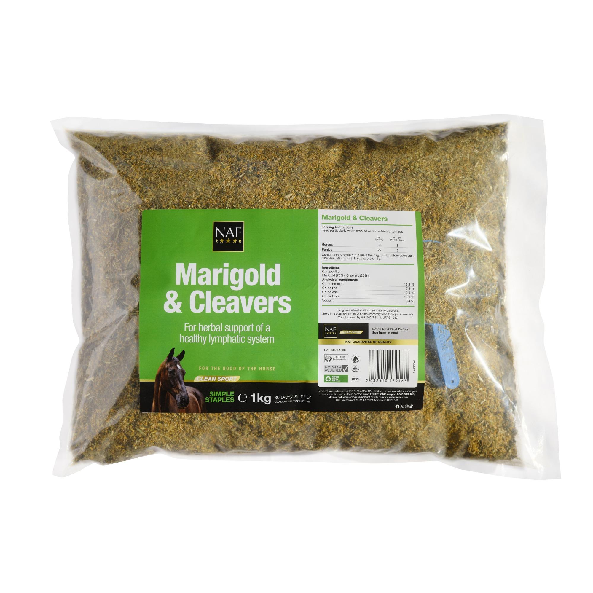 Naf Marigold And Cleavers For Horses - 1Kg