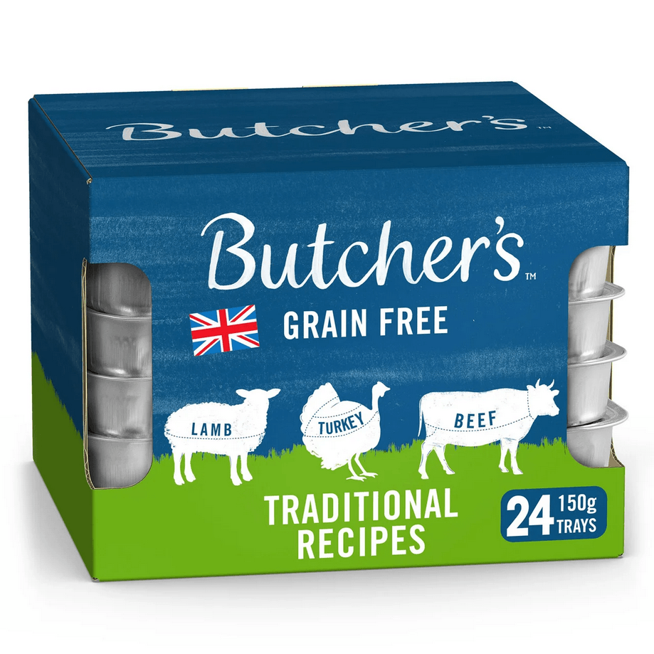 Butchers Butcher's Traditional Recipes Wet Dog Food - X 150G Grain Size 24