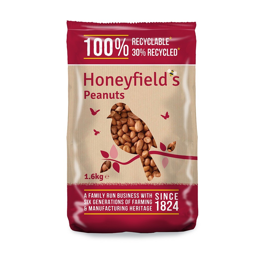 Honeyfield's Peanuts Wild Bird Food - 1.6Kg