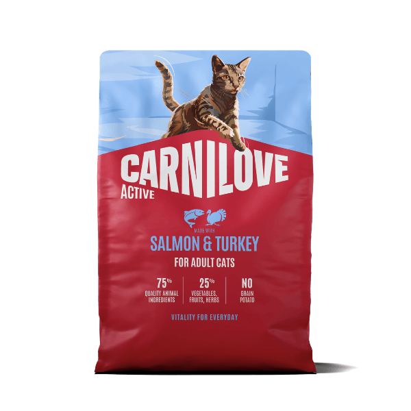 Carnilove Active And Turkey Dry Cat Food - Salmon 2Kg