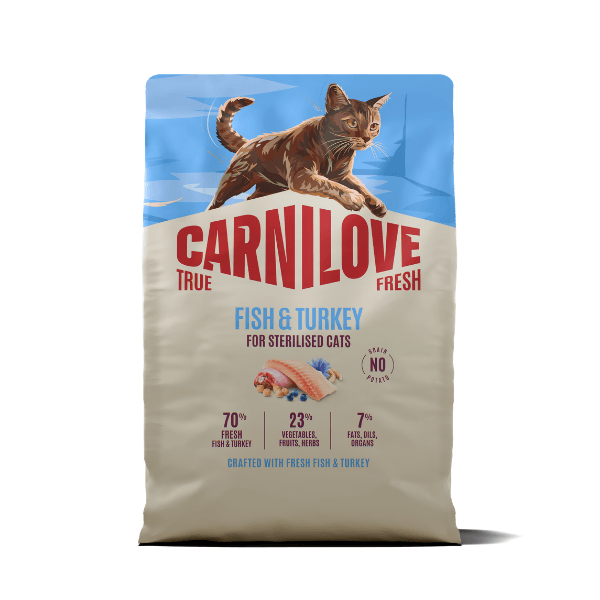 Carnilove True Fresh Fish And Turkey Dry Cat Food - Salmon/Grain/Yellow 400G