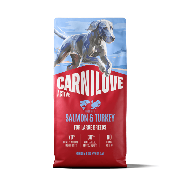 Carnilove Active And Turkey Breed Adult Dry Dog Food - 1.5Kg Salmon Large