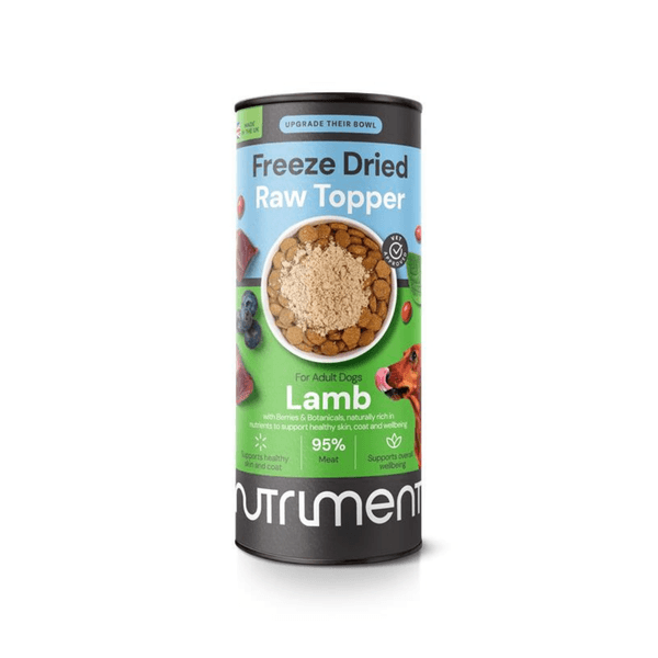 Nutriment Freeze Dried Lamb Raw Topper Adult Dry Dog Food - 50G