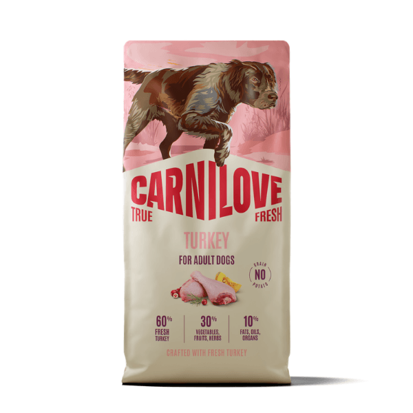 Carnilove True Fresh Turkey Adult Dry Dog Food - Light/Grain 1.5Kg