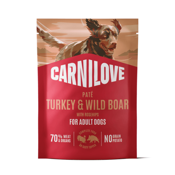 Carnilove Turkey And Wildboar With Rosehips Dog Wet Dog Food - X 300G Light/Grain Size 12