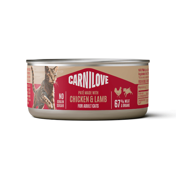 Carnilove Chicken And Lamb Paté Wet Cat Food - Grain 100G