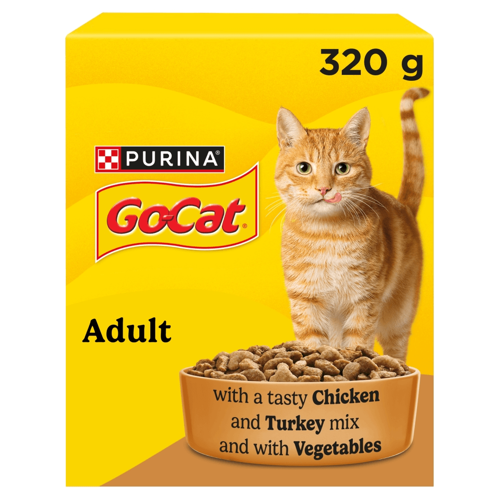 Go-Cat Chicken And Turkey Dry Cat Food - 320G