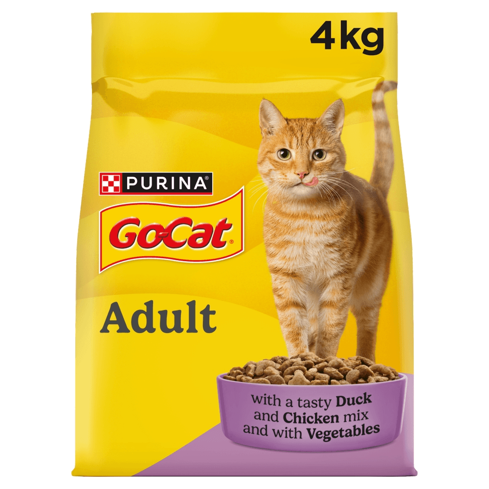 Go-Cat Adult Chicken And Duck Dry Cat Food - 4Kg