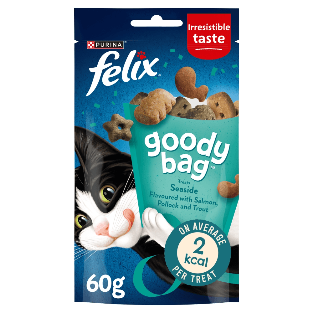 Felix Goody Bag Seaside Pollock And Trout Cat Treats - Salmon 60G