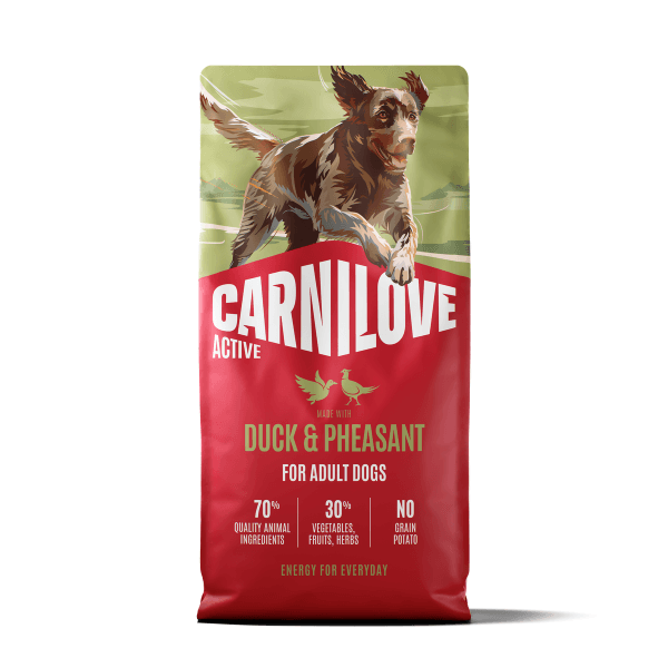 Carnilove Active Duck And Pheasant Adult Dry Dog Food - Salmon/Grain 12Kg