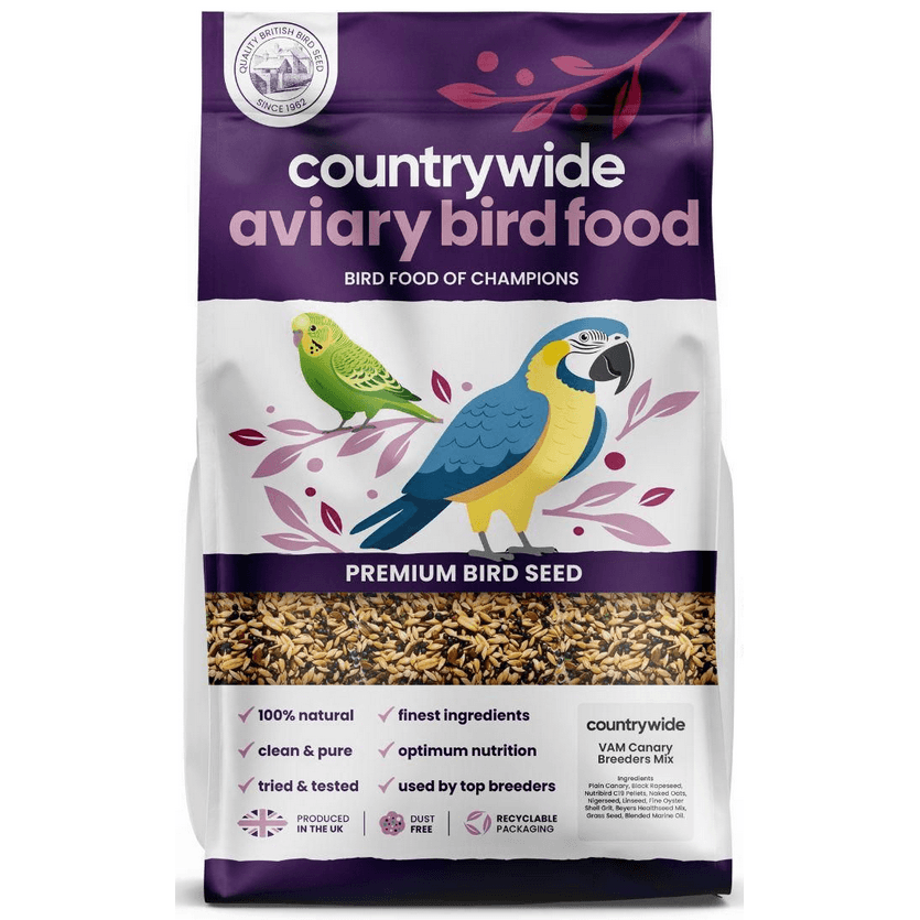 Countrywide Breeders Canary And Vam Pellets Bird Food - Canary And Vam Pellets - 20Kg