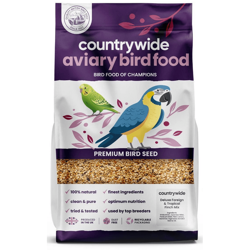 Countrywide Deluxe Foreign And Tropical Finch Mix Bird Food - 20Kg