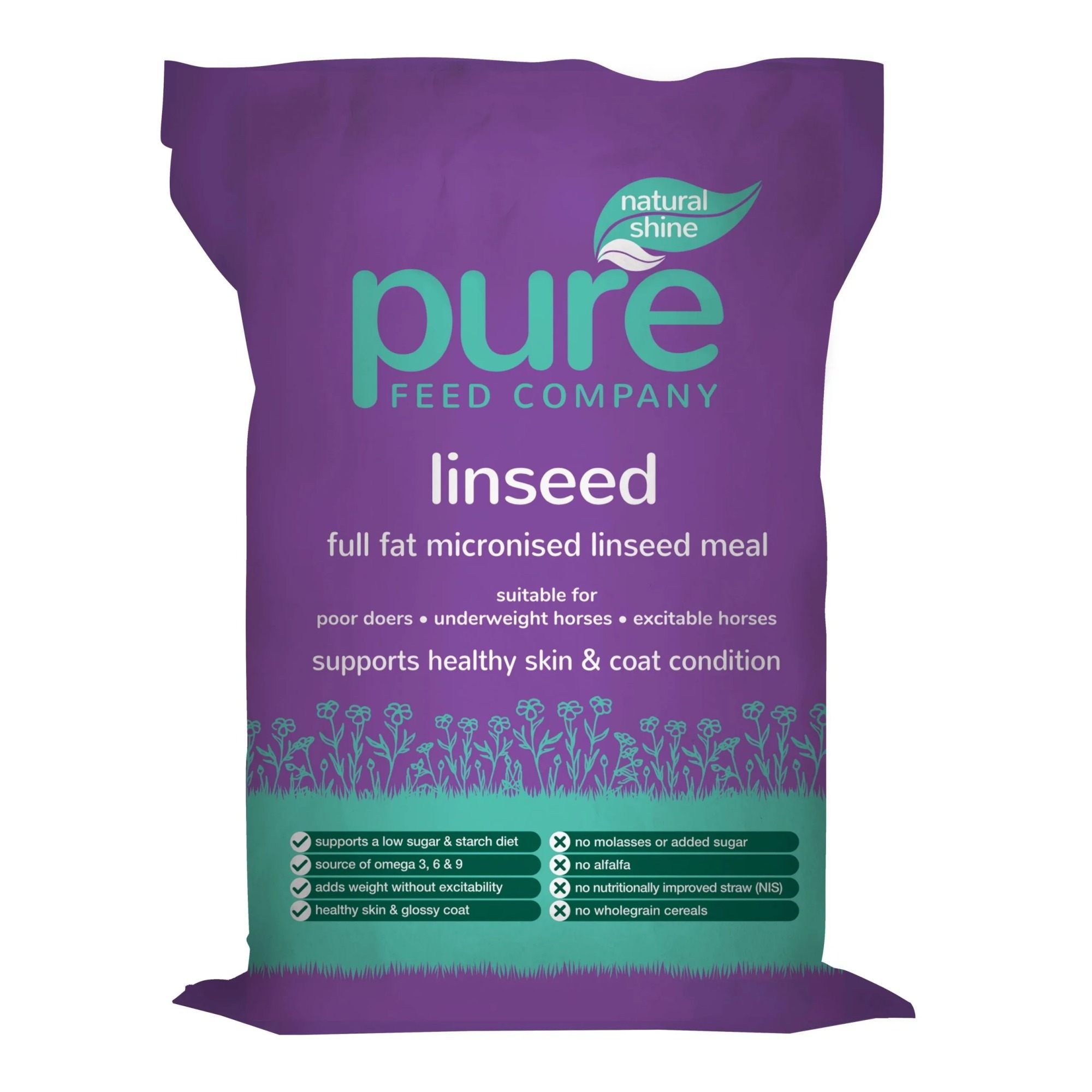 Pure Feed Company Pure Feed Pure Linseed Horse Feed - 15Kg