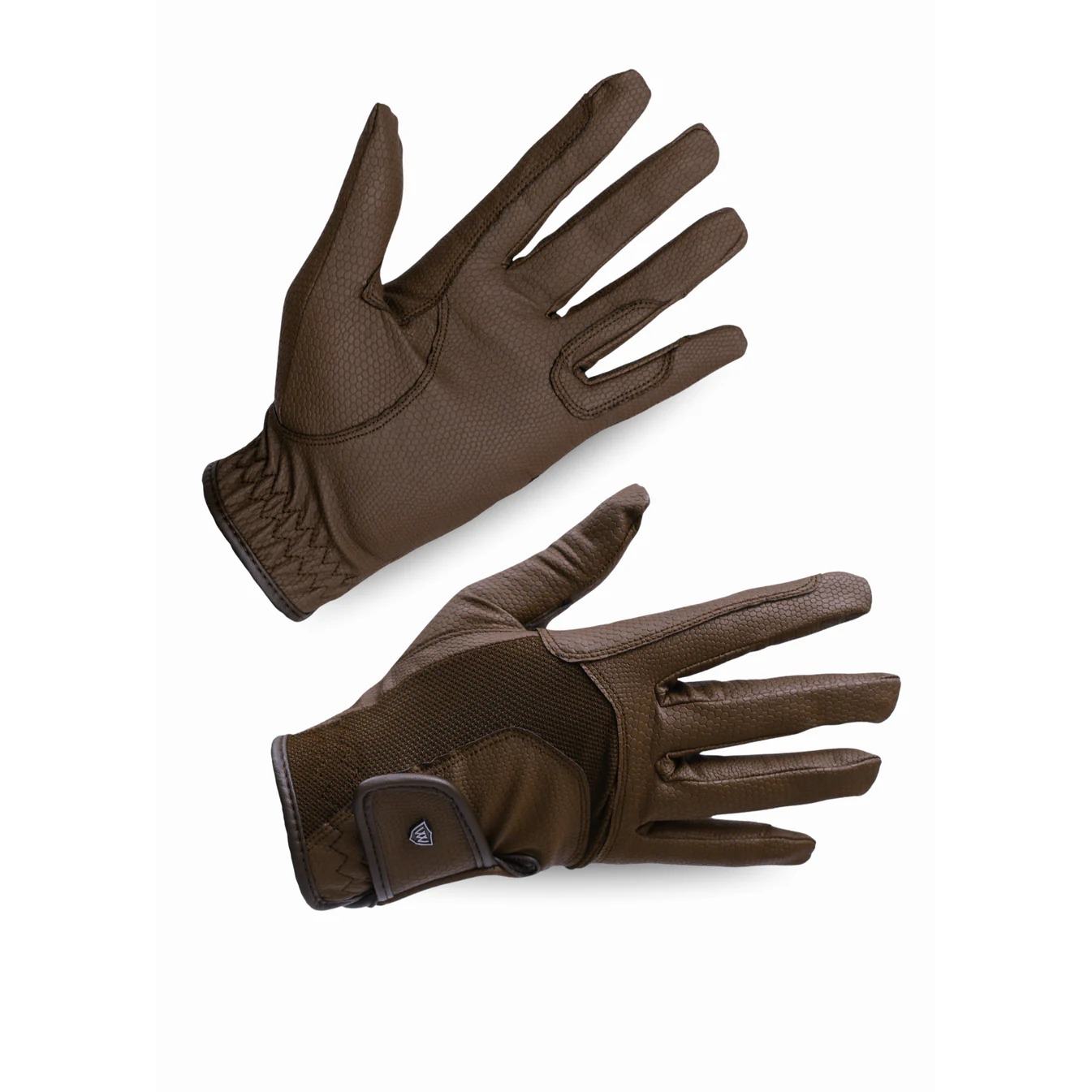 Woof Wear Reintex Mesh Riding Glove Chocolate - Size 9.5