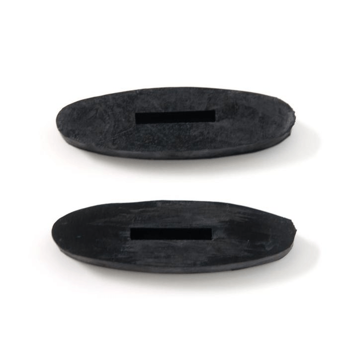 Mackey Rubber Rein Stops - Pair Brown