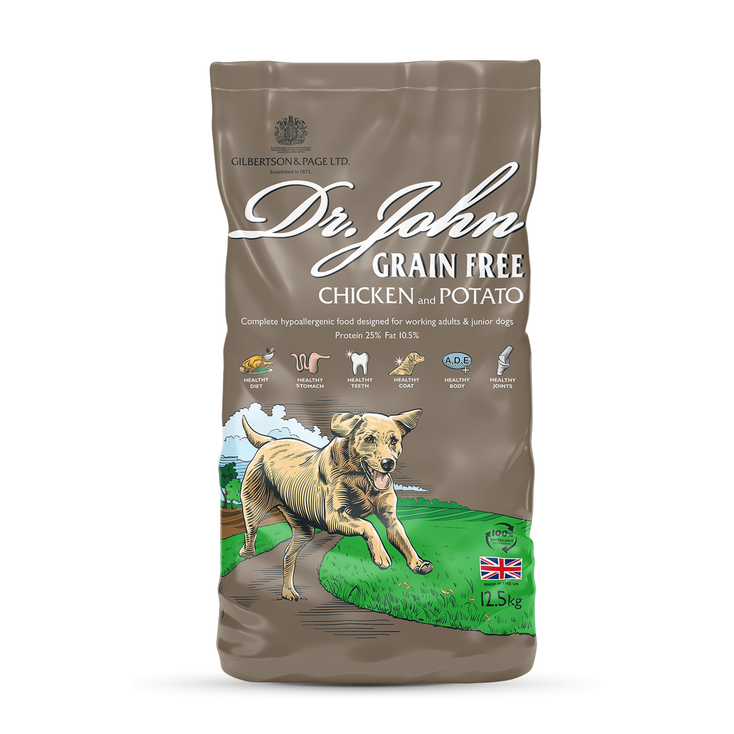 Dr. John Free Chicken And Potato Dog Food - Grain 2Kg