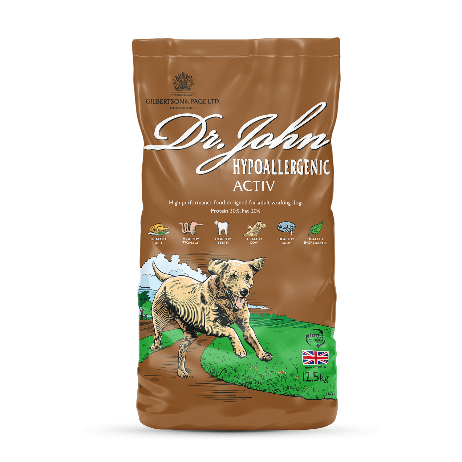 Dr. John Hypoallergenic Activ Dog Food - 12.5Kg