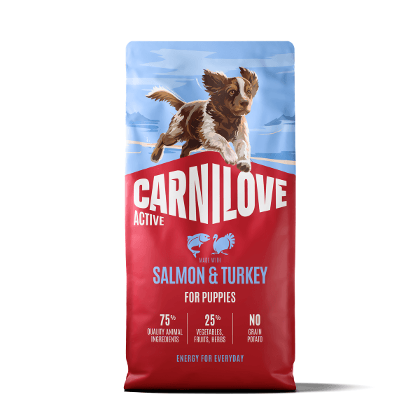 Carnilove Active And Turkey For Puppies Dry Dog Food - Salmon 12Kg