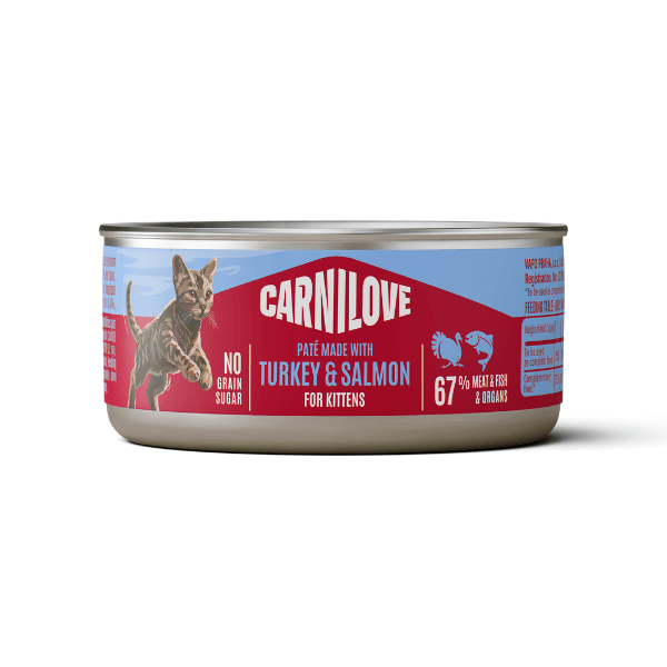 Carnilove Turkey And For Kittens Paté Wet Cat Food - Salmon 100G