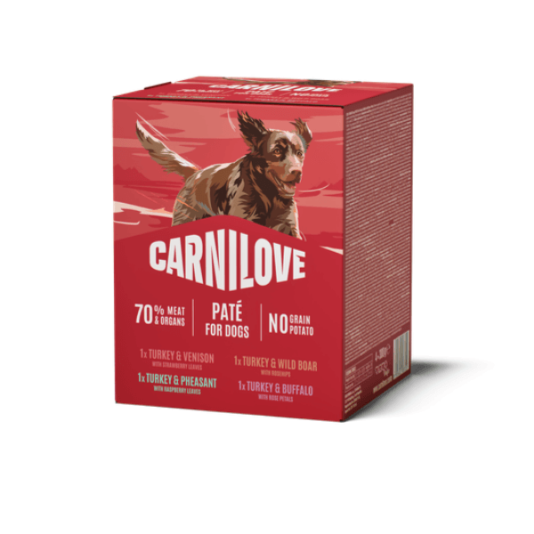 Carnilove Paté Multipack Adult Wet Dog Food - X 300G Grain Size 4