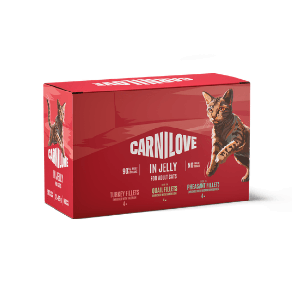 Carnilove Jelly Multipack Wet Cat Food - X 85G Size 12