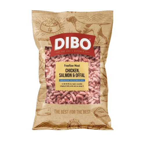 Dibo Freeflow Chicken, And Offal Adult Raw Dog Food - Salmon 1Kg