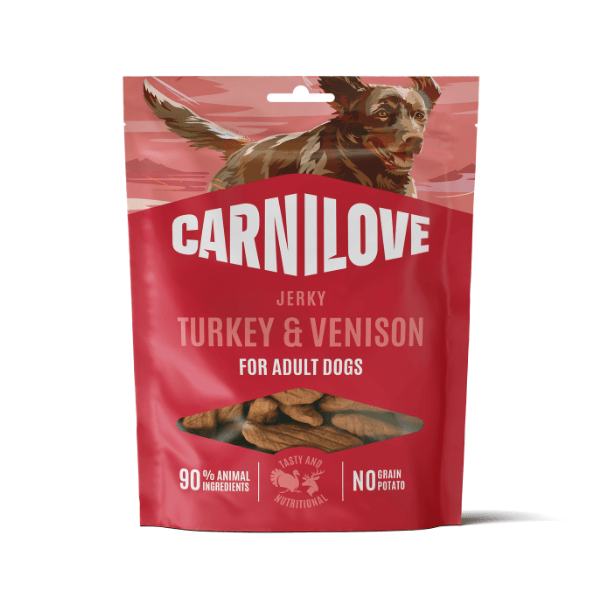Carnilove Jerky Turkey And Venison Dog Treats - 100G