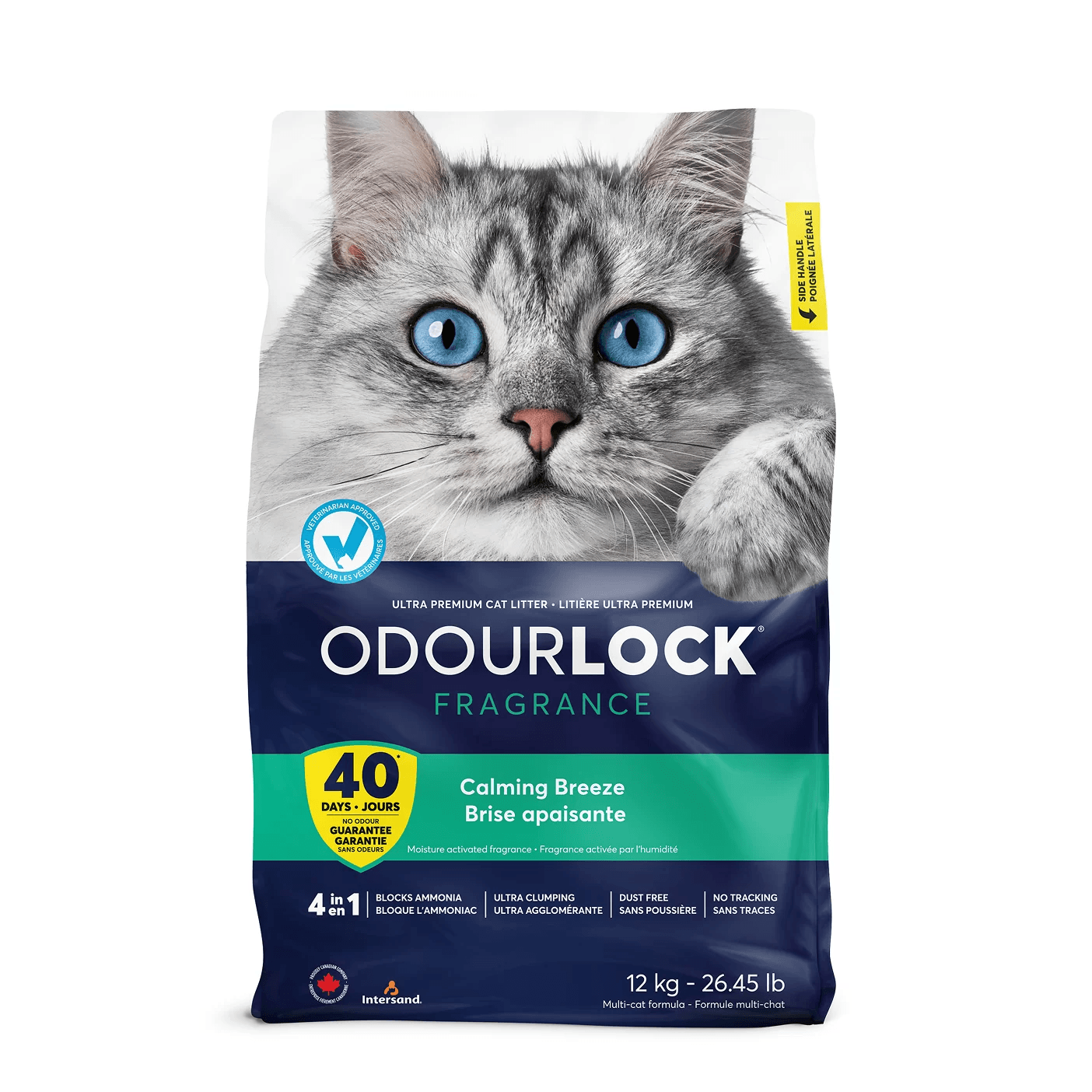 Intersand Odourlock Calming Breeze Cat Litter - 12Kg