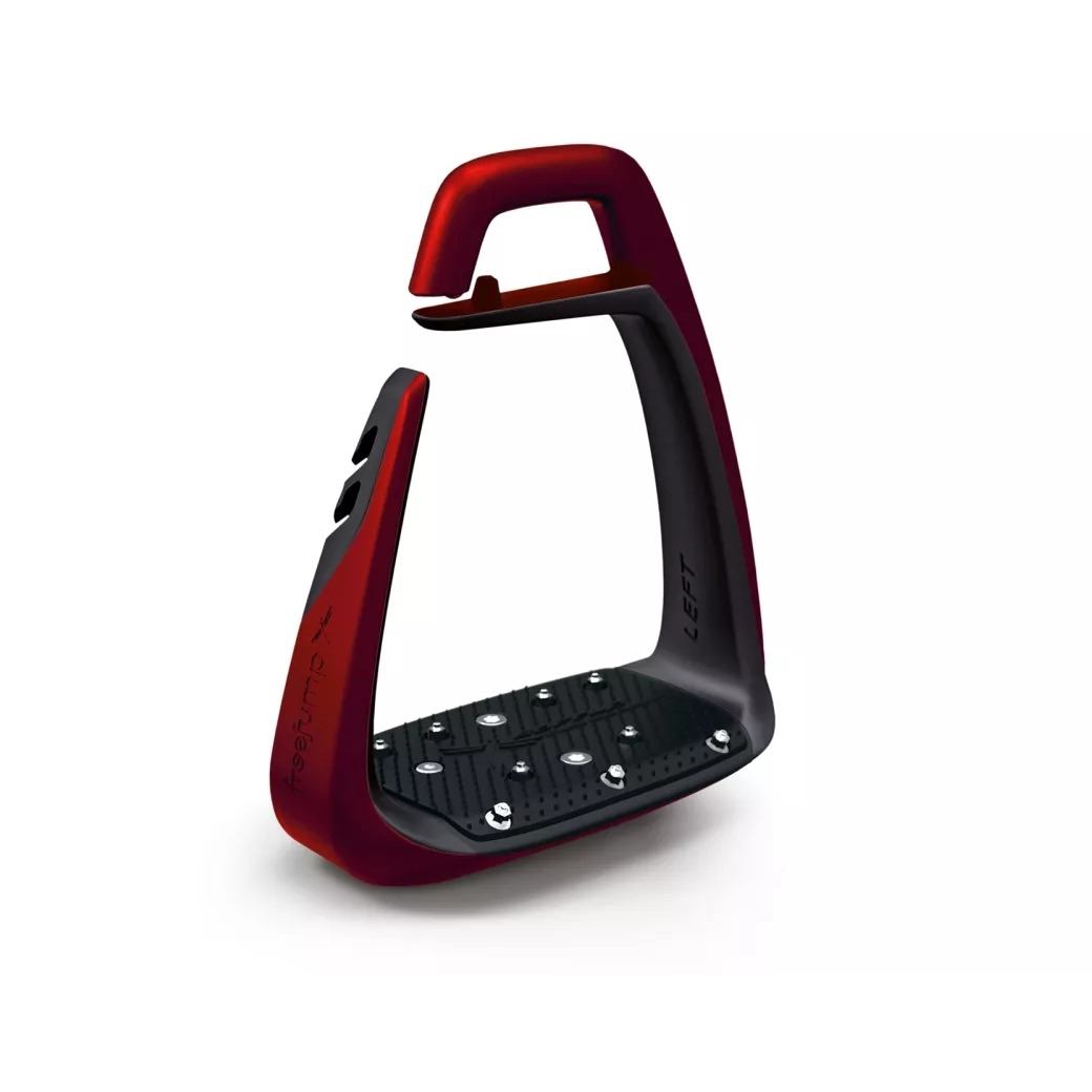 Black/Pearl Red