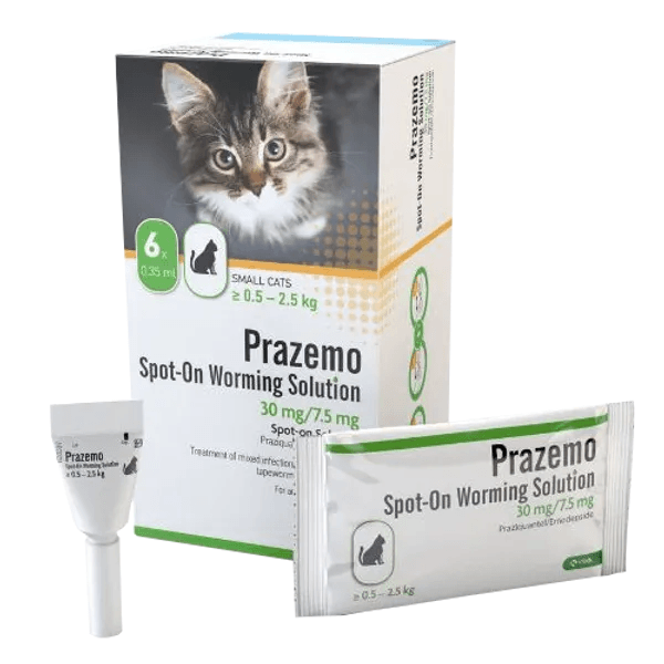 Small Cats (0.5-2.5kg) - 6 pipettes