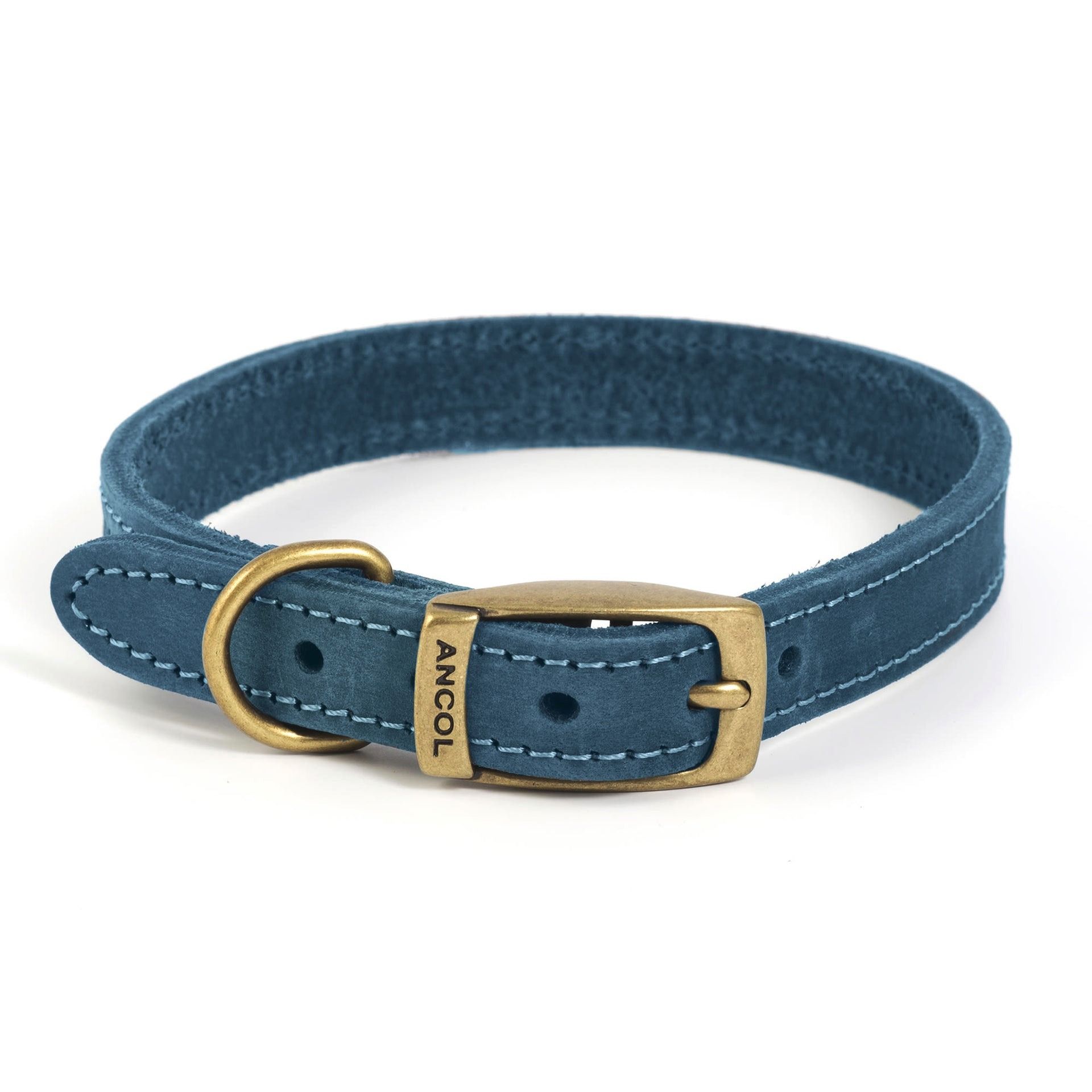 Ancol Timberwolf Dog Collars - 35-43Cm Blue Large