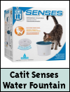 Catit Senses Water Fountain with Water Soft Filter
