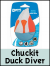Chuckit Duck Diver Ball Dog Toy
